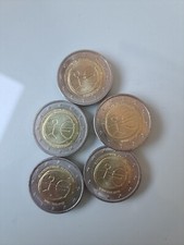 5 Coins, 2 Euro Coins WWU 1999