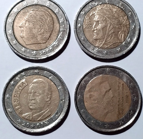 Euro coins popular - 2-euro, *popular